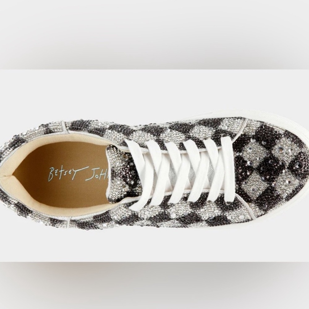 Betsey Johnson Sidny Checkered Sneakers